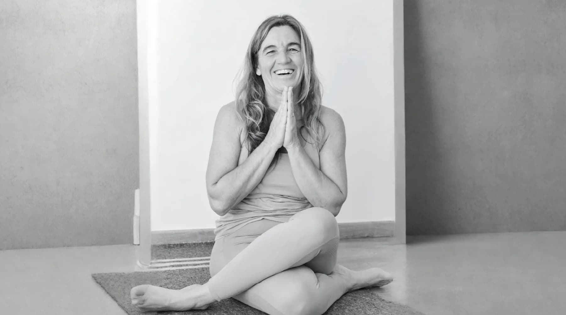 Black-and-white portrait of Satvika, Studio Owner behind ashramibiza.com