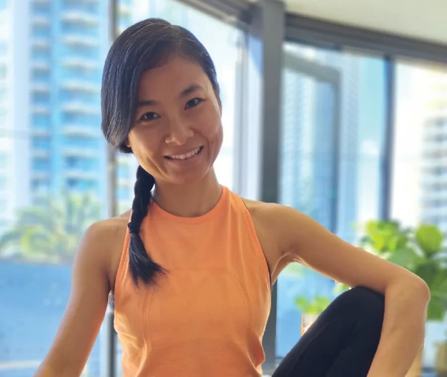 Portrait of Qing Yu, Studio Owner behind innerbloomyoga.com.au